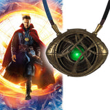 Doctor Strange LED Light Necklace Steve Eye of Agamotto Necklace Eyes Can Open Cosplay Props New - BFJ Cosmart