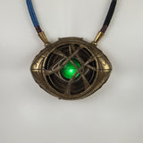 Doctor Strange LED Light Necklace Steve Eye of Agamotto Necklace Eyes Can Open Cosplay Props New - BFJ Cosmart
