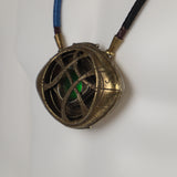 Doctor Strange LED Light Necklace Steve Eye of Agamotto Necklace Eyes Can Open Cosplay Props New - BFJ Cosmart