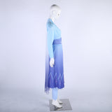 New Frozen 2 Cosplay Snow Adult Elsa Dress Costume Halloween Cosplay Elsa Anna Costume Princess Ice Queen Elsa Outfit Full Set - BFJ Cosmart