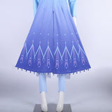 New Frozen 2 Cosplay Snow Adult Elsa Dress Costume Halloween Cosplay Elsa Anna Costume Princess Ice Queen Elsa Outfit Full Set - BFJ Cosmart