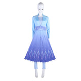 New Frozen 2 Cosplay Snow Adult Elsa Dress Costume Halloween Cosplay Elsa Anna Costume Princess Ice Queen Elsa Outfit Full Set - BFJ Cosmart