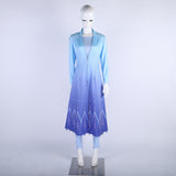 New Frozen 2 Cosplay Snow Adult Elsa Dress Costume Halloween Cosplay Elsa Anna Costume Princess Ice Queen Elsa Outfit Full Set - BFJ Cosmart
