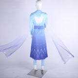New Frozen 2 Cosplay Snow Adult Elsa Dress Costume Halloween Cosplay Elsa Anna Costume Princess Ice Queen Elsa Outfit Full Set - BFJ Cosmart