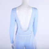 New Frozen 2 Cosplay Snow Adult Elsa Dress Costume Halloween Cosplay Elsa Anna Costume Princess Ice Queen Elsa Outfit Full Set - BFJ Cosmart