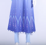 New Frozen 2 Cosplay Snow Adult Elsa Dress Costume Halloween Cosplay Elsa Anna Costume Princess Ice Queen Elsa Outfit Full Set - BFJ Cosmart