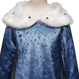 2019 new Kids Frozen Aisha dress girl Anna Princess skirt dress cosplay costume - BFJ Cosmart