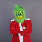 Christmas Adult Grinch Luxury Santa Costume with Mask cosplay suit - BFJ Cosmart