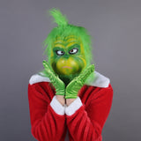 Christmas Adult Grinch Luxury Santa Costume with Mask cosplay suit - BFJ Cosmart