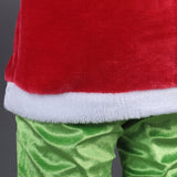 Christmas Adult Grinch Luxury Santa Costume with Mask cosplay suit - BFJ Cosmart
