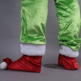 Christmas Adult Grinch Luxury Santa Costume with Mask cosplay suit - BFJ Cosmart