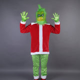 Christmas Adult Grinch Luxury Santa Costume with Mask cosplay suit - BFJ Cosmart