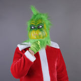 Christmas Adult Grinch Luxury Santa Costume with Mask cosplay suit - BFJ Cosmart