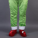 Christmas Adult Grinch Luxury Santa Costume with Mask cosplay suit - BFJ Cosmart