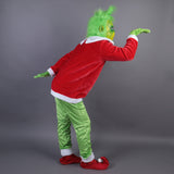 Christmas Adult Grinch Luxury Santa Costume with Mask cosplay suit - BFJ Cosmart