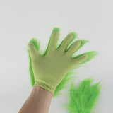 Funny Grinch Stole Christmas Latex Mask Gloves XMAS Costume Adult Party Mask Grinch Cosplay Carnival Face Masks - BFJ Cosmart