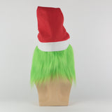 Funny Grinch Stole Christmas Latex Mask Gloves XMAS Costume Adult Party Mask Grinch Cosplay Carnival Face Masks - BFJ Cosmart
