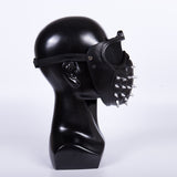 Game Watch Dogs 2 Marcus LED Light Helmet 25 Emoji Changeable Punk Gothic Rivet Cosplay props - BFJ Cosmart