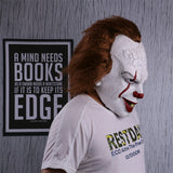 Stephen King's It Mask Pennywise Costume Joker Mask Tim Curry Horror Masks Cosplay Halloween - BFJ Cosmart