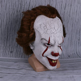Stephen King's It Mask Pennywise Costume Joker Mask Tim Curry Horror Masks Cosplay Halloween - BFJ Cosmart