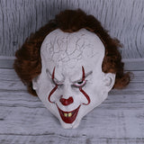Stephen King's It Mask Pennywise Costume Joker Mask Tim Curry Horror Masks Cosplay Halloween - BFJ Cosmart