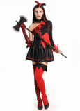 BFJFY  Women's Halloween Costume Clown Circus Fancy Dress Outfit - BFJ Cosmart