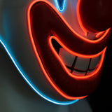 2019 Joker Pennywise LED Light Mask Stephen King Clown Cosplay Masks Green Hair Halloween Party Prop - BFJ Cosmart