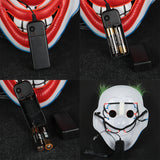 2019 Joker Pennywise LED Light Mask Stephen King Clown Cosplay Masks Green Hair Halloween Party Prop - BFJ Cosmart