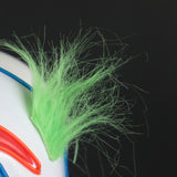 2019 Joker Pennywise LED Light Mask Stephen King Clown Cosplay Masks Green Hair Halloween Party Prop - BFJ Cosmart