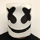 LED Marshmallow DJ Mask Full Head Helmet Cosplay Party Bar Music Prop Halloween - BFJ Cosmart