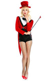 BFJFY Halloween Red Magician Swallow-tailed Costume For Women - BFJ Cosmart