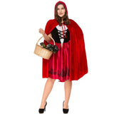 BFJFY Plus Size Little Red Riding Hood Adult Women Halloween Costume - BFJ Cosmart