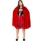 BFJFY Plus Size Little Red Riding Hood Adult Women Halloween Costume - BFJ Cosmart