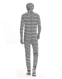 BFJFY Men’s Striped Prisoner Costume Halloween Cosplay Uniform - BFJ Cosmart