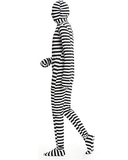 BFJFY Men’s Striped Prisoner Costume Halloween Cosplay Uniform - BFJ Cosmart
