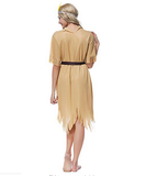 BFJFY Women Ladies Indian Wild Fancy Dress Costume Indian Squaw Fancy Dress Costume - BFJ Cosmart
