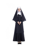 BFJFY Women Nuns Pastor Cosplay Costume For Halloween - BFJ Cosmart