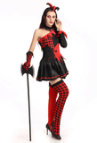BFJFY  Women's Halloween Costume Clown Circus Fancy Dress Outfit - BFJ Cosmart