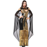 BFJFY Scintillating Exotic Scene Adult Women's Fantasitic Cleo Egyptian Queen Grand Party Costume - BFJ Cosmart