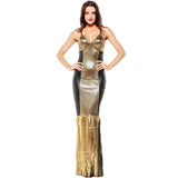 BFJFY Scintillating Exotic Scene Adult Women's Fantasitic Cleo Egyptian Queen Grand Party Costume - BFJ Cosmart