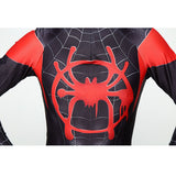 Spider-Man In de Spider-Vers Miles Morales Cosplay Kostuum Zentai Spiderman Patroon Bodysuit Pak jumpsuits - BFJ Cosmart