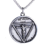 Stainless steel Jesus handmade pendant Titanium steel pendant popular props - BFJ Cosmart