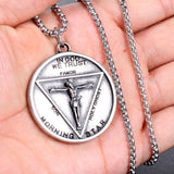 Stainless steel Jesus handmade pendant Titanium steel pendant popular props - BFJ Cosmart