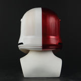 Movie Star Wars 9 The Rise of Skywalker Sith Trooper Red/White PVC Helmet Cosplay Halloween Mask - BFJ Cosmart