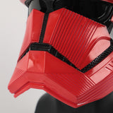 New Star Wars 9 The Rise of Skywalker Sith Trooper Red mask Cosplay Halloween latex  Helmets Prop - BFJ Cosmart