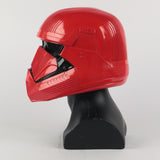 New Star Wars 9 The Rise of Skywalker Sith Trooper Red mask Cosplay Halloween latex  Helmets Prop - BFJ Cosmart
