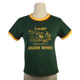 2019 Strange Things Dustin T-shirt Kids Costumes Retro Mesh Trucker Top Yellow Green 85 Know Where Tee Cosplay Costume - BFJ Cosmart