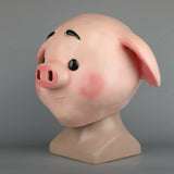 2019 Sweet Cute Pig Mask Funny Animal Mask Zoo Pig Mask Halloween Latex Mask New - BFJ Cosmart
