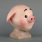 2019 Sweet Cute Pig Mask Funny Animal Mask Zoo Pig Mask Halloween Latex Mask New - BFJ Cosmart