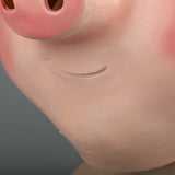 2019 Sweet Cute Pig Mask Funny Animal Mask Zoo Pig Mask Halloween Latex Mask New - BFJ Cosmart